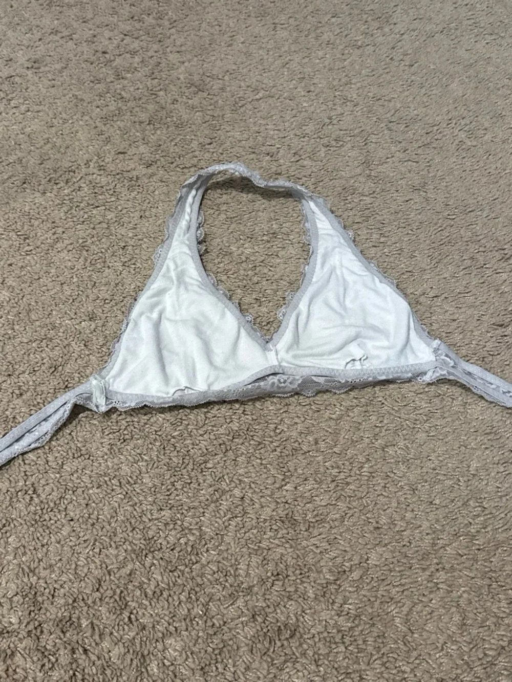 Hollister White Lace Bralette